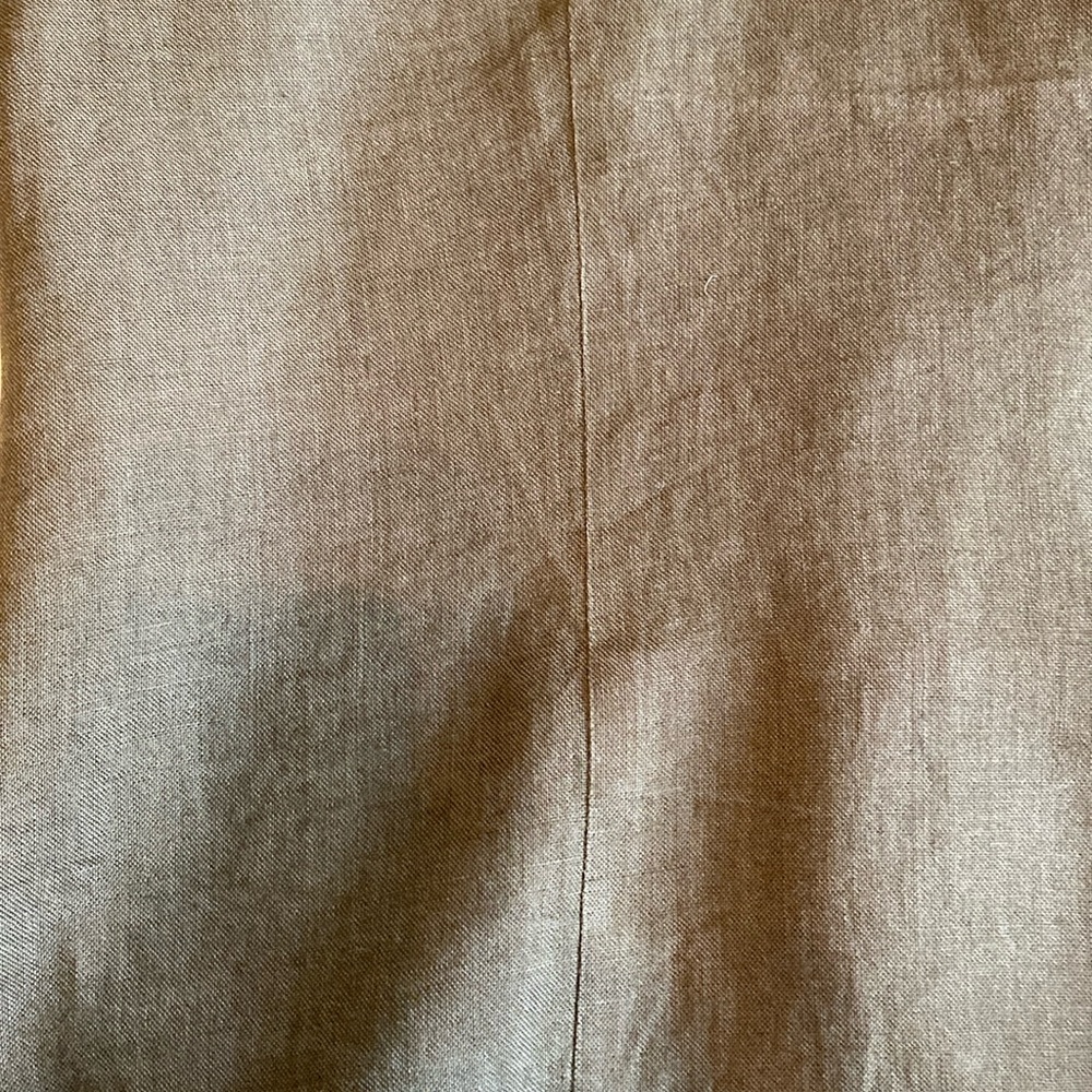 Talbots Brown Irish Linen Button-Up Shirt - Picture 10 of 10
